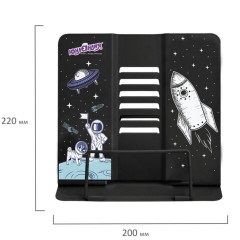 Подставка для книг и учебников ЮНЛАНДИЯ "Space", регулируемый наклон, металлическая, 237577 Подставка для книг и учебников ЮНЛАНДИЯ "Space", регулируемый наклон, металлическая, 237577 - фото 8