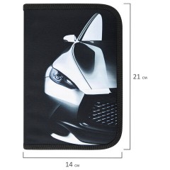 Пенал BRAUBERG с наполнением, 1 отделение, 1 откидная планка, 24 предмета, 21х14 см, "Fast car", 270724 Пенал BRAUBERG с наполнением, 1 отделение, 1 откидная планка, 24 предмета, 21х14 см, "Fast car", 270724 - фото 7