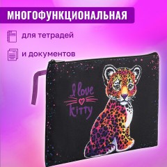 Папка для тетрадей BRAUBERG А4, 1 отделение, полиэстер, на молнии, с ручкой, "Leopard", 272170 Папка для тетрадей BRAUBERG А4, 1 отделение, полиэстер, на молнии, с ручкой, "Leopard", 272170 - фото 11