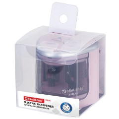 Точилка электрическая BRAUBERG DUAL (для 2 диаметров карандашей!), 4 батарейки АА, розовая, 270579 Точилка электрическая BRAUBERG DUAL (для 2 диаметров карандашей!), 4 батарейки АА, розовая, 270579 - фото 10