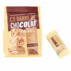 Конфеты мультизлаковые CO BARRE DE CHOCOLAT с белой глазурью, 135 г, УТ-00032332 - фото 2