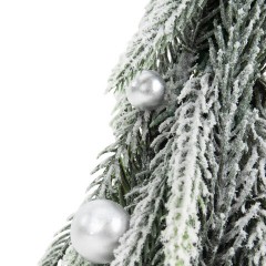 Ель новогодняя искусственная 25 см, "Елка-гном", заснеженная с декором, литой ПЭТ, ЗОЛОТАЯ СКАЗКА, 592515 - фото 3