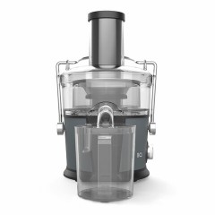 Соковыжималка BQ (БИ-КЬЮ) J1008, 1200 Вт, стакан 1,1 л, емкость жмыха 0,9 л, металл, серый, 86196937 - фото 2