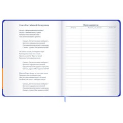 Дневник 1-11 класс 48 л., твердый, BRAUBERG, матовая ламинация, резинка, закладка-ляссе, с подсказом, "Гусь", 107237 - фото 9