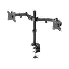 Кронштейн для двух мониторов настольный VESA 75х75, 100х100, 17"-32", до 16 кг, SONNEN STATIC, 455943 Кронштейн для двух мониторов настольный VESA 75х75, 100х100, 17"-32", до 16 кг, SONNEN STATIC, 455943 - фото 3