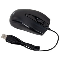 Мышь проводная БЕСШУМНАЯ USB, 1200 dpi, 2 кнопки + колесо-кнопка, оптическая, SONNEN K520, черная, 513944 - фото 6