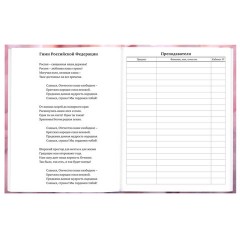 Дневник 5-11 класс 48 л., твердый, BRAUBERG, матовая ламинация, с подсказом, "Пушистые Сердечки", 107611 - фото 6