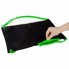 Мешок для обуви BRAUBERG плотный, карман на молнии, подкладка, 43х33 см, "Neon Green", 271625 Мешок для обуви BRAUBERG плотный, карман на молнии, подкладка, 43х33 см, "Neon Green", 271625 - фото 4