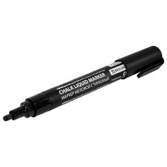 Маркер меловой CHALK LIQUID MARKER, ЧЕРНЫЙ, 3 мм, стираемый, BRAUBERG "CHALK", 152600 - фото 6