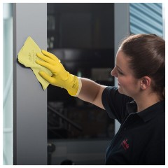 Салфетки VILEDA PROFESSIONAL "МикронКвик", КОМПЛЕКТ 5 шт., микроволокно, желтый, 38х40 см, 170638 - фото 9