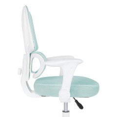 Кресло детское с поясничной поддержкой BRABIX KIDS "MG-225", сетка/ткань TW, голубое, 533317 - фото 9