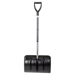 Лопата снеговая 54х37 см, пластиковая, алюминиевый черенок с V-ручкой 130 см, армирующая алюминиевая планка, № 13, №13 Лопата снеговая 54х37 см, пластиковая, алюминиевый черенок с V-ручкой 130 см, армирующая алюминиевая планка, № 13, №13 - фото 5