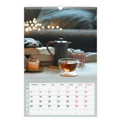 Календарь на гребне с ригелем 2027 г., 30х45 см, BRAUBERG, "Уют", 118383 - фото 3