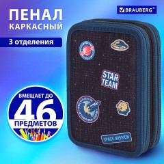 Пенал BRAUBERG, 3 отделения, полиэстер, 21х14 см, "Space mission", 270729 Пенал BRAUBERG, 3 отделения, полиэстер, 21х14 см, "Space mission", 270729 - фото 12