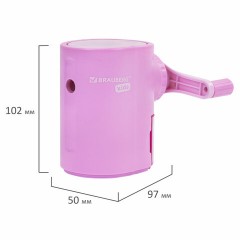 Точилка механическая BRAUBERG KIDS, для простых и цветных карандашей, корпус лавандовый, крепление к столу, 272004 Точилка механическая BRAUBERG KIDS, для простых и цветных карандашей, корпус лавандовый, крепление к столу, 272004 - фото 10