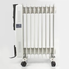 Обогреватель масляный SONNEN DFS-09, 2000 Вт, 9 секций, белый, 453499 - фото 3
