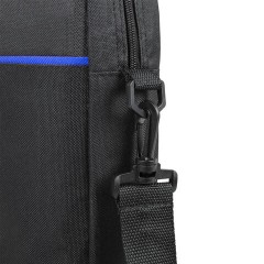 Сумка портфель BRAUBERG PRACTICAL с отделением для ноутбука 15,6", Blue line, черная, 29х40х7 см, 272603 - фото 7