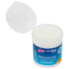 Зубочистки зубные, ёршики с щеточкой 500 шт., стакан, LAIMA DENT, 609401 - фото 7