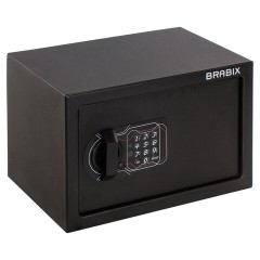 Сейф мебельный BRABIX "SF-200EL", 200х310х200 мм, электронный замок, черный, 291145, S103BR211214 Сейф мебельный BRABIX "SF-200EL", 200х310х200 мм, электронный замок, черный, 291145, S103BR211214 - фото 2