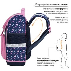 Ранец ЮНЛАНДИЯ WISE, 1 отделение, 3 кармана, устойчивое дно, "Donut worry", 37x29х15 см, 272073 Ранец ЮНЛАНДИЯ WISE, 1 отделение, 3 кармана, устойчивое дно, "Donut worry", 37x29х15 см, 272073 - фото 8