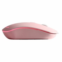 Мышь проводная бесшумная SMARTBUY 288-P, USB, 3 кнопки + 1 колесо, оптическая, розовая, 06833, SBM-288-P Мышь проводная бесшумная SMARTBUY 288-P, USB, 3 кнопки + 1 колесо, оптическая, розовая, 06833, SBM-288-P - фото 2