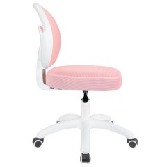 Кресло детское BRABIX KIDS "MG-230", без подлокотников, сетка/ткань TW, розовое, 533319 - фото 4