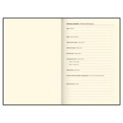 Ежедневник в наборе с ручкой А5, 144x210 мм, BRAUBERG "Style" под кожу, 160 листов, синий, 116862 - фото 8