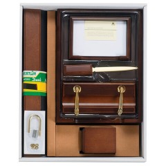 Набор подарочный настольный BESTAR "Ares" из дерева, 8 предметов, цвет "орех", 236356 - фото 2