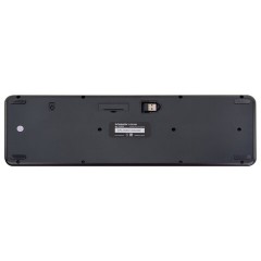 Клавиатура беспроводная USB, 105 клавиш, SONNEN K303BY, черная / серая / желтая, 513952 - фото 4