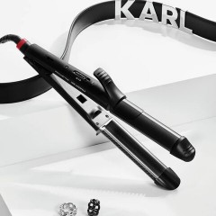 Мультистайлер для волос 3 в 1 ROWENTA Karl Lagerfeld CF451LF0, выпрямление/завивка, 170-200 °C, черный, 1830008551 Мультистайлер для волос 3 в 1 ROWENTA Karl Lagerfeld CF451LF0, выпрямление/завивка, 170-200 °C, черный, 1830008551 - фото 2