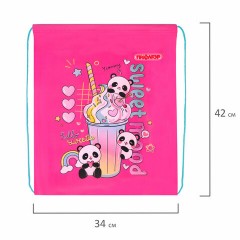 Мешок для обуви ПИФАГОР, 1 отделение, 42х34 см, "Sweet mood", 272384 Мешок для обуви ПИФАГОР, 1 отделение, 42х34 см, "Sweet mood", 272384 - фото 4