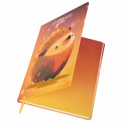Дневник 1-11 класс 48 л., кожзам (твердая), печать, глиттер, ЮНЛАНДИЯ, "Ежик", 106927 - фото 2