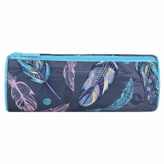 Пенал-тубус BRAUBERG, с эффектом SOFT TOUCH, полиэстер, "Feathers", 22х8 см, 270058 Пенал-тубус BRAUBERG, с эффектом SOFT TOUCH, полиэстер, "Feathers", 22х8 см, 270058 - фото 2