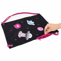 Мешок для обуви BRAUBERG PREMIUM, карман, подкладка, светоотражайка, 43х33 см, Space sweets, 272422 Мешок для обуви BRAUBERG PREMIUM, карман, подкладка, светоотражайка, 43х33 см, Space sweets, 272422 - фото 5