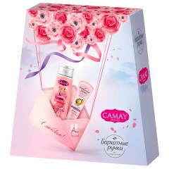 Подарочный набор: гель для душа CAMAY 250 мл + Крем для рук БАРХАТНЫЕ РУЧКИ питательный 80 мл Подарочный набор: гель для душа CAMAY 250 мл + Крем для рук БАРХАТНЫЕ РУЧКИ питательный 80 мл - фото 5
