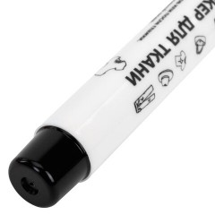 Маркер для ткани ЧЕРНЫЙ, TEXTILE MARKER, несмываемый, круглый наконечник 1-3 мм, BRAUBERG, 152657 - фото 6