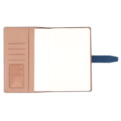 Ежедневник датированный 2026, А5, 143х218 мм, BRAUBERG "Journal", под кожу, застежка, держатель для ручки, органайзер, синий, 117379 - фото 3