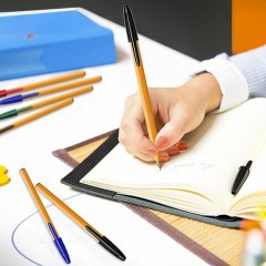 Ручки шариковые BIC "Orange Original", НАБОР 4 ЦВЕТА, узел 0,8 мм, линия 0,3 мм, пакет, 8308541 Ручки шариковые BIC "Orange Original", НАБОР 4 ЦВЕТА, узел 0,8 мм, линия 0,3 мм, пакет, 8308541 - фото 3