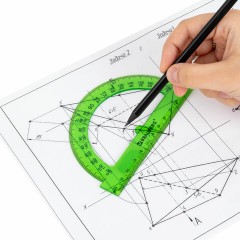 Транспортир 12 см, 180 градусов, BRAUBERG, прозрачный, неоновый, ассорти, 210849 Транспортир 12 см, 180 градусов, BRAUBERG, прозрачный, неоновый, ассорти, 210849 - фото 8