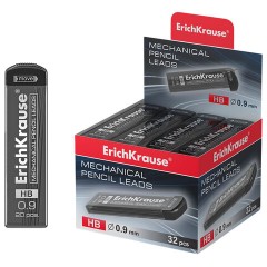 Грифели запасные для механических карандашей 0,9 мм ERICH KRAUSE, HB, КОМПЛЕКТ 20 ШТ,, 48144