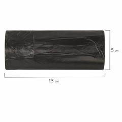 Мешки для мусора 30 л, черные, в рулоне 30 шт., ПНД 8 мкм, 50х60 см, ОФИСМАГ стандарт, 601379 Мешки для мусора 30 л, черные, в рулоне 30 шт., ПНД 8 мкм, 50х60 см, ОФИСМАГ стандарт, 601379 - фото 5