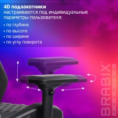 Кресло BRABIX PREMIUM "Core GM-160", мультиблок, 4D подлокотники, литой поролон, черное/серое, 532952 Кресло BRABIX PREMIUM "Core GM-160", мультиблок, 4D подлокотники, литой поролон, черное/серое, 532952 - фото 13