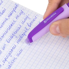 Ручка стираемая гелевая с эргономичным грипом BRAUBERG REPEAT COLOR, СИНЯЯ, ассорти, 0,5 мм,144072 - фото 10