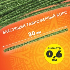 Проволока синельная для творчества "Блестящая", зеленая, 30 шт., 0,6х30 см, ОСТРОВ СОКРОВИЩ, 661542 Проволока синельная для творчества "Блестящая", зеленая, 30 шт., 0,6х30 см, ОСТРОВ СОКРОВИЩ, 661542 - фото 7