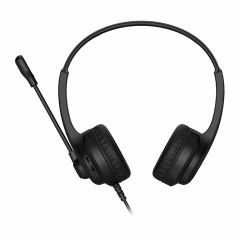 Наушники с микрофоном (гарнитура) A4TECH HU-8, проводные, 2 м, USB, черные, 1874958 Наушники с микрофоном (гарнитура) A4TECH HU-8, проводные, 2 м, USB, черные, 1874958 - фото 3