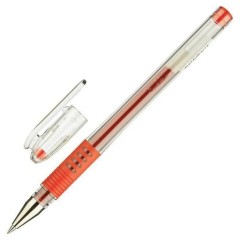 Ручка гелевая с грипом PILOT "G-1 Grip", КРАСНАЯ, корпус прозрачный, узел 0,5 мм, линия письма 0,3 мм, BLGP-G1-5, BLGP-G1-5 R Ручка гелевая с грипом PILOT "G-1 Grip", КРАСНАЯ, корпус прозрачный, узел 0,5 мм, линия письма 0,3 мм, BLGP-G1-5, BLGP-G1-5 R - фото 4