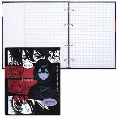 Тетрадь на кольцах А5 175х215 мм, 120 листов, твердый картон, клетка, BRAUBERG, "Anime Manga", 404715 Тетрадь на кольцах А5 175х215 мм, 120 листов, твердый картон, клетка, BRAUBERG, "Anime Manga", 404715 - фото 6