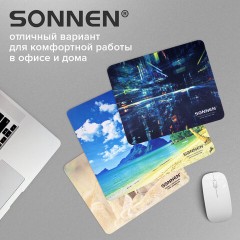 Коврик для мыши SONNEN "BEACH", резина + ткань, 260х220х3 мм, 513294 Коврик для мыши SONNEN "BEACH", резина + ткань, 260х220х3 мм, 513294 - фото 11