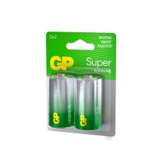 Батарейка GP Super D/LR20/13A алкалин.,GP13A - 2CR2, бл/2 Батарейка GP Super D/LR20/13A алкалин.,GP13A - 2CR2, бл/2 - фото 3