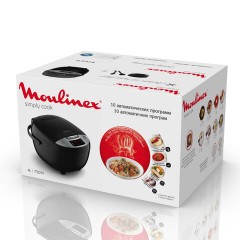 Мультиварка MOULINEX MK611832, 750 Вт, 4 л, 10 программ, таймер, функция Keep Warm, черный, 7211004519 Мультиварка MOULINEX MK611832, 750 Вт, 4 л, 10 программ, таймер, функция Keep Warm, черный, 7211004519 - фото 10
